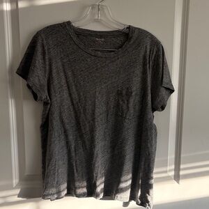 Madewell Gray Short Sleeve Tee